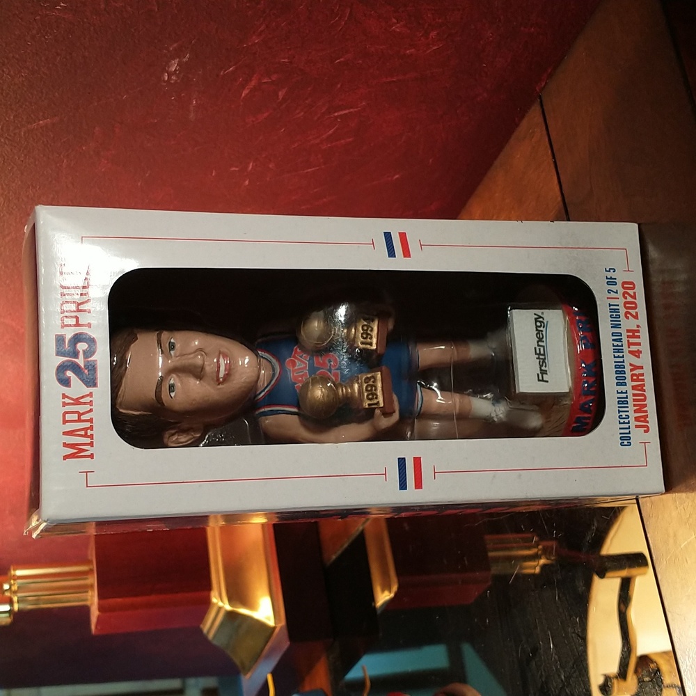 Cleveland Cavaliers Mark Price Limited Edition Bobblehead - Signed by 3 people